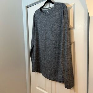 All in Motion Men’s Blue-Gray Long Sleeve Performance Shirt Size Medium